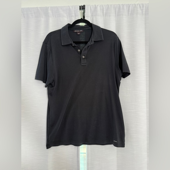 Michael Kors Black Cotton Polo Shirt | Classic Slim Fit | Men’s Size M - Picture 3 of 7